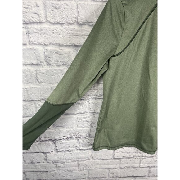 THE NORTH FACE Women's Green 1/4 Zip Popover Sweatshirt XL - Picture 2 of 5